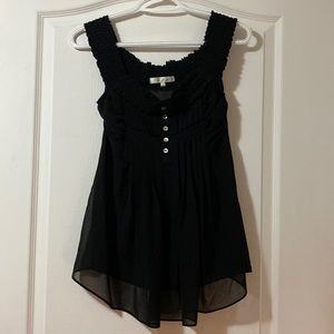 Costa Blanca off shoulder sheer blouse